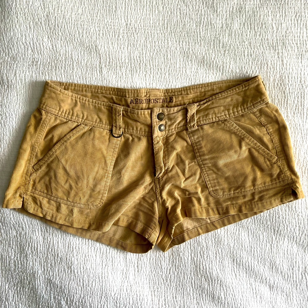 Tan corduroy shorts